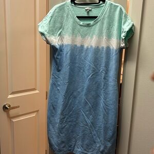 Blue t-shirt dress. Very comfy and worn once.